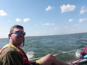 Lee at the helm