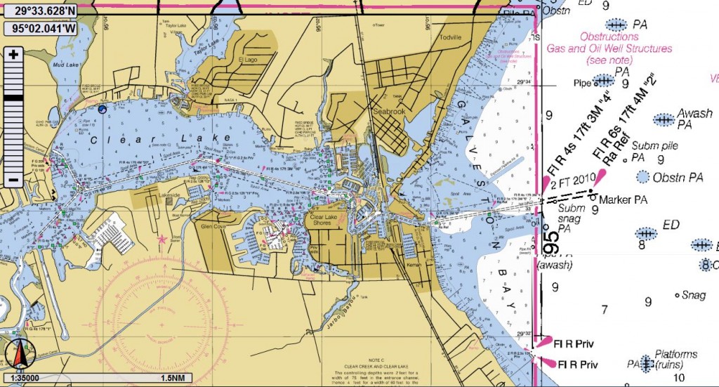 Clear Lake - Kemah Chart