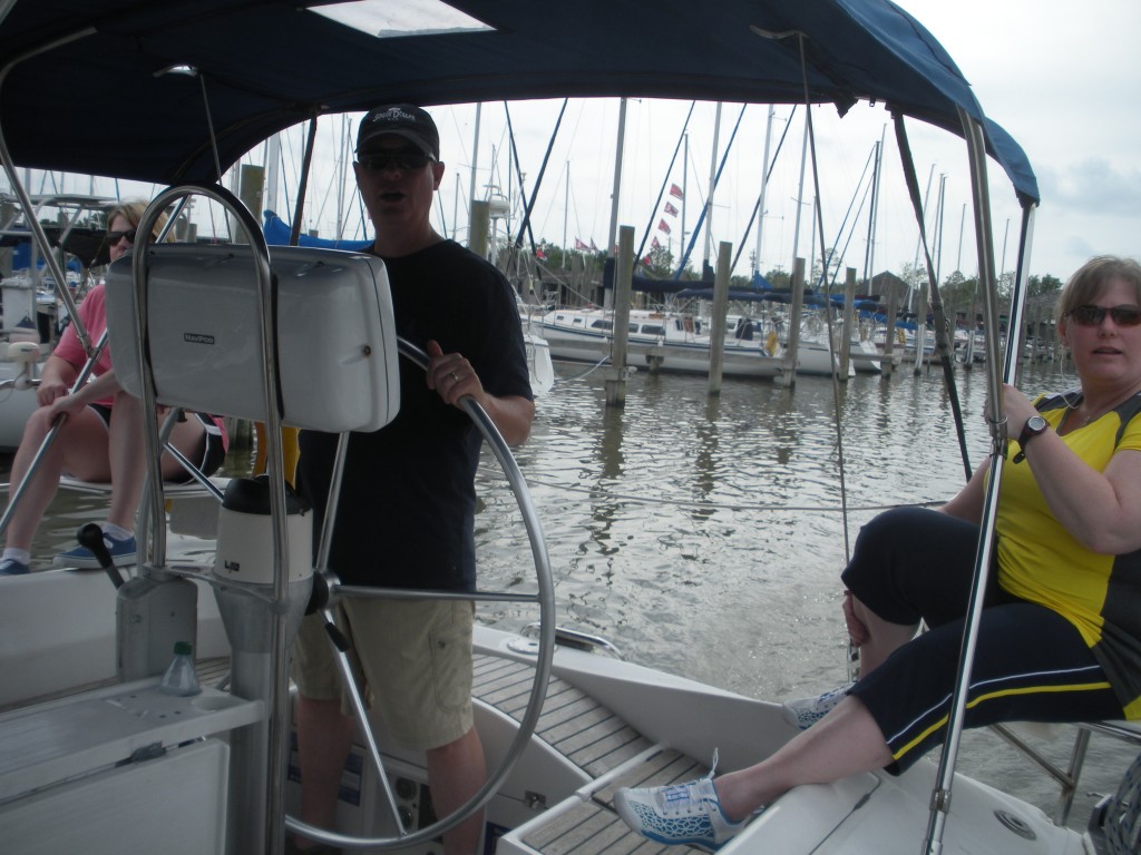 Terry at the helm